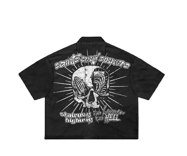 Saints n Sinners boxy zip-up